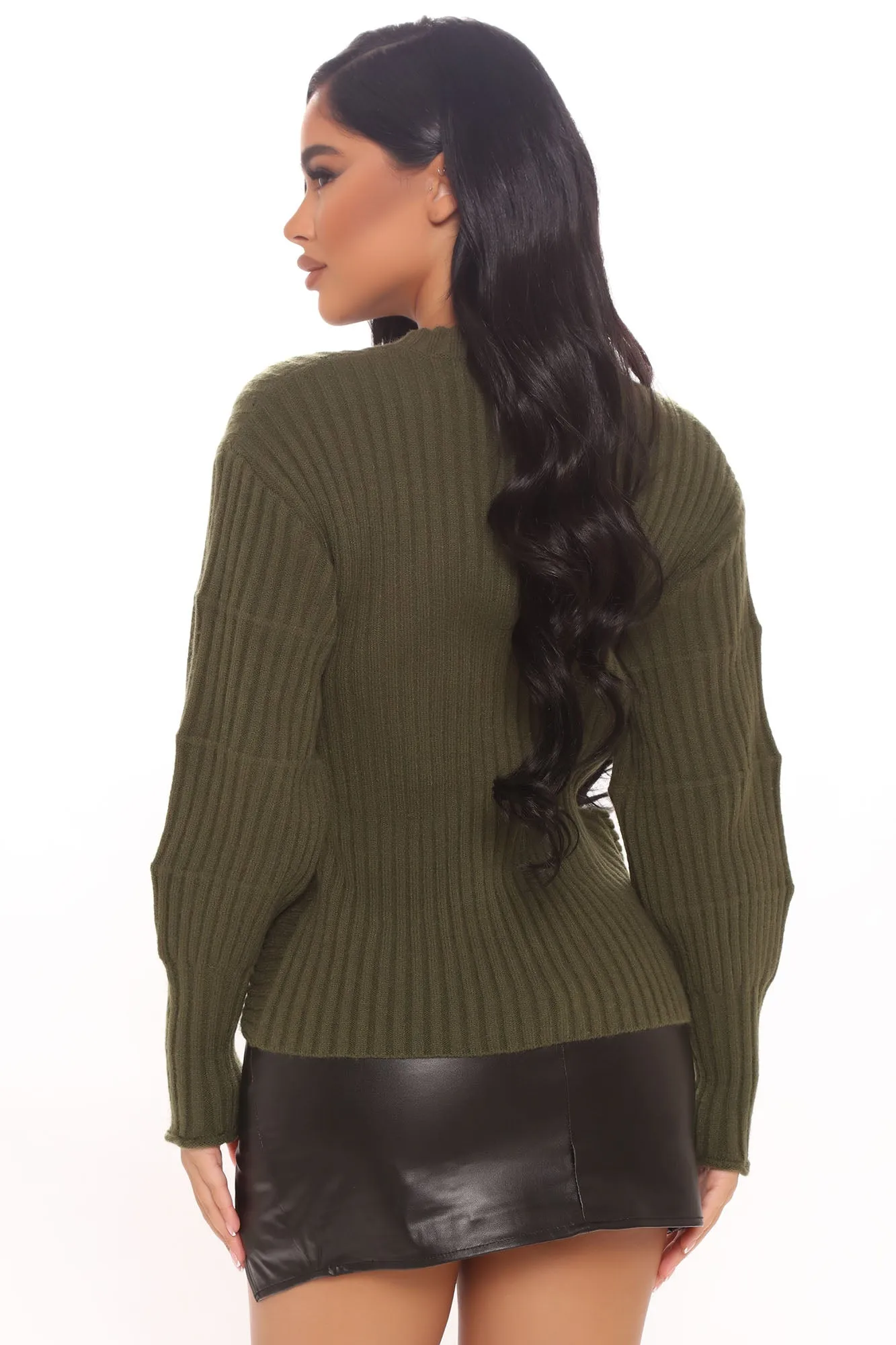 All Wrapped Up Sweater - Olive