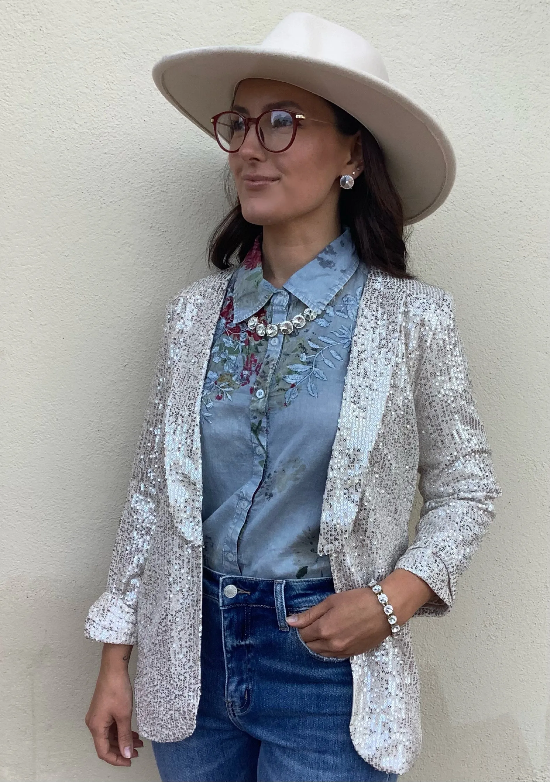 Amie Sequin Blazer