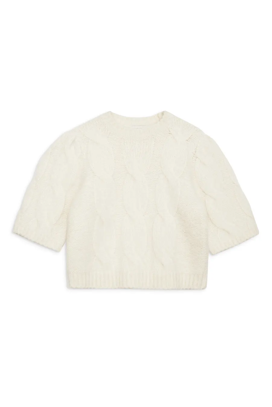 Anine Bing - Brittany Sweater in Ivory Cable Stitch