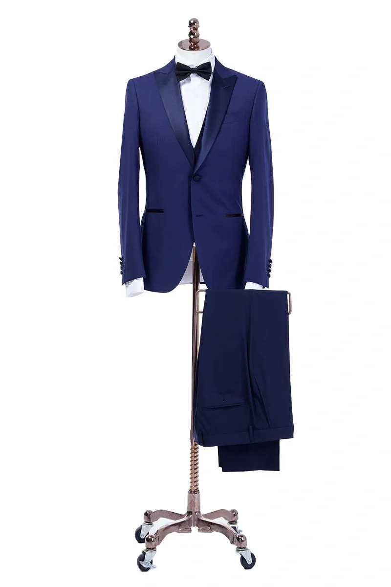 Bellagio Navy Tuxedo Jacket