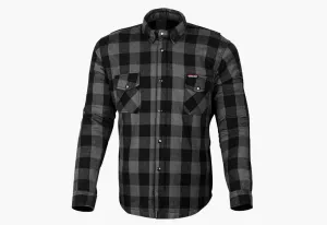 BGA Exo Protective Motorcycle Flannel Shirts Grey/Black