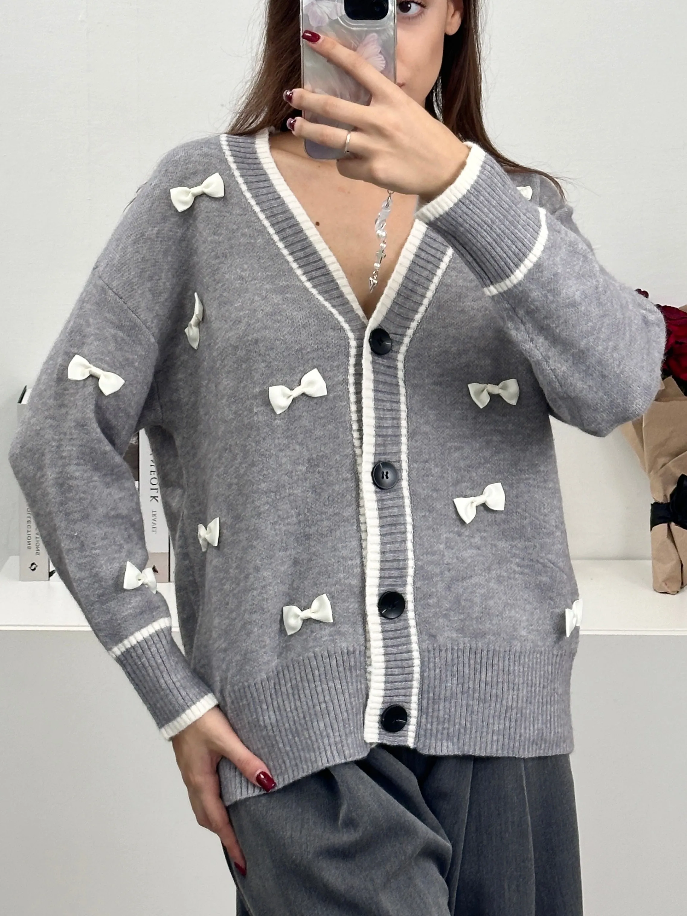 Cardigan FIOCCHETTO