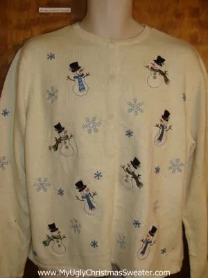 Cute Snowman Funny Christmas Sweater