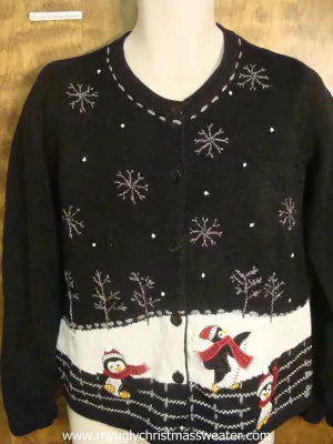 Dancing Penguins Ugly Christmas Sweater