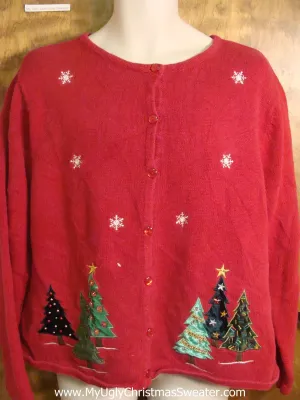 Decorated Trees Ugly Christmas Sweater