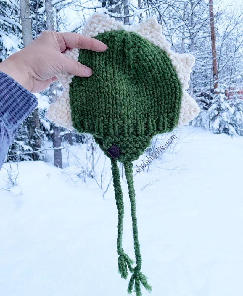 Dinosaur Earflap Knit Hats