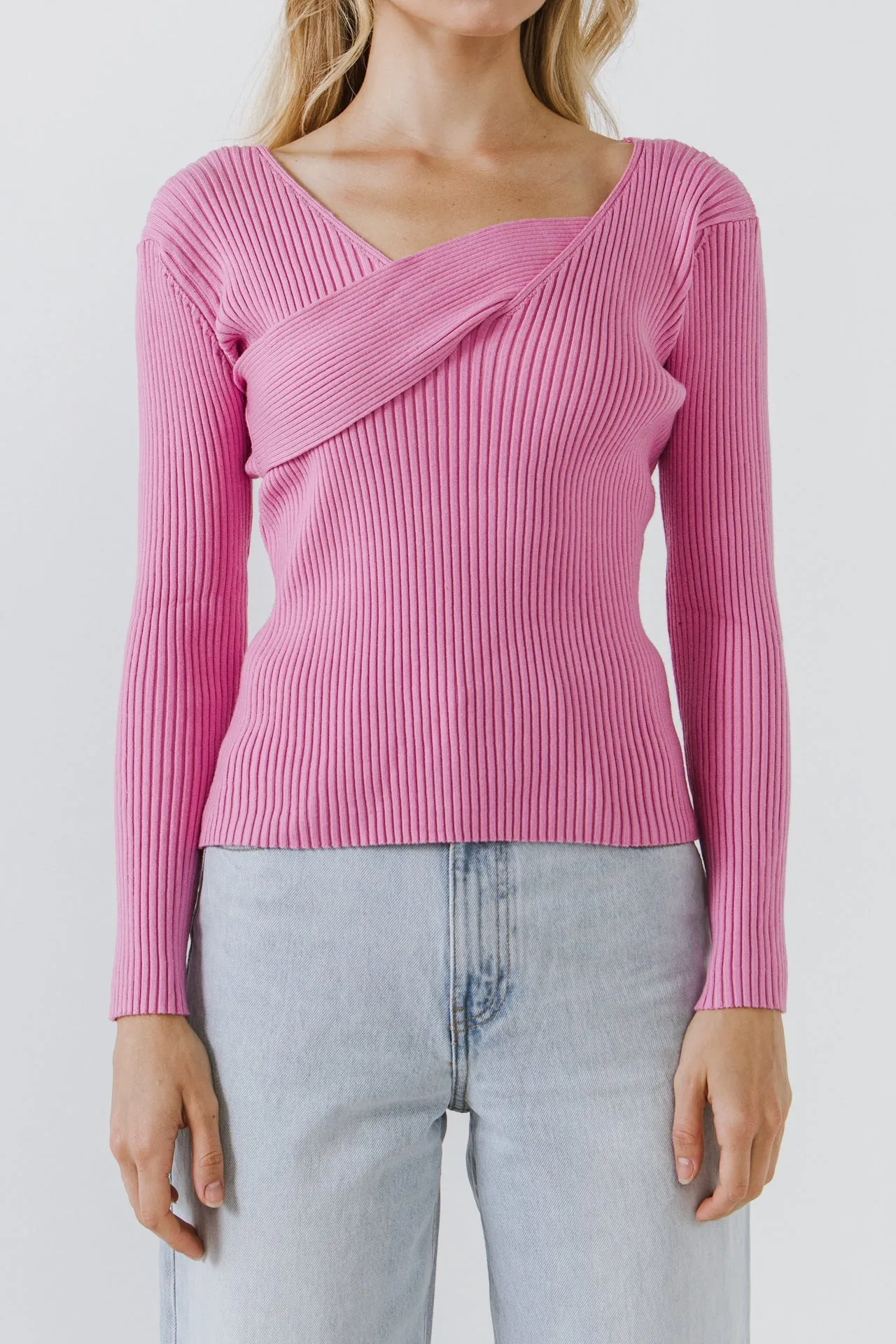 Endless Rose - Knit Wrap Sweater