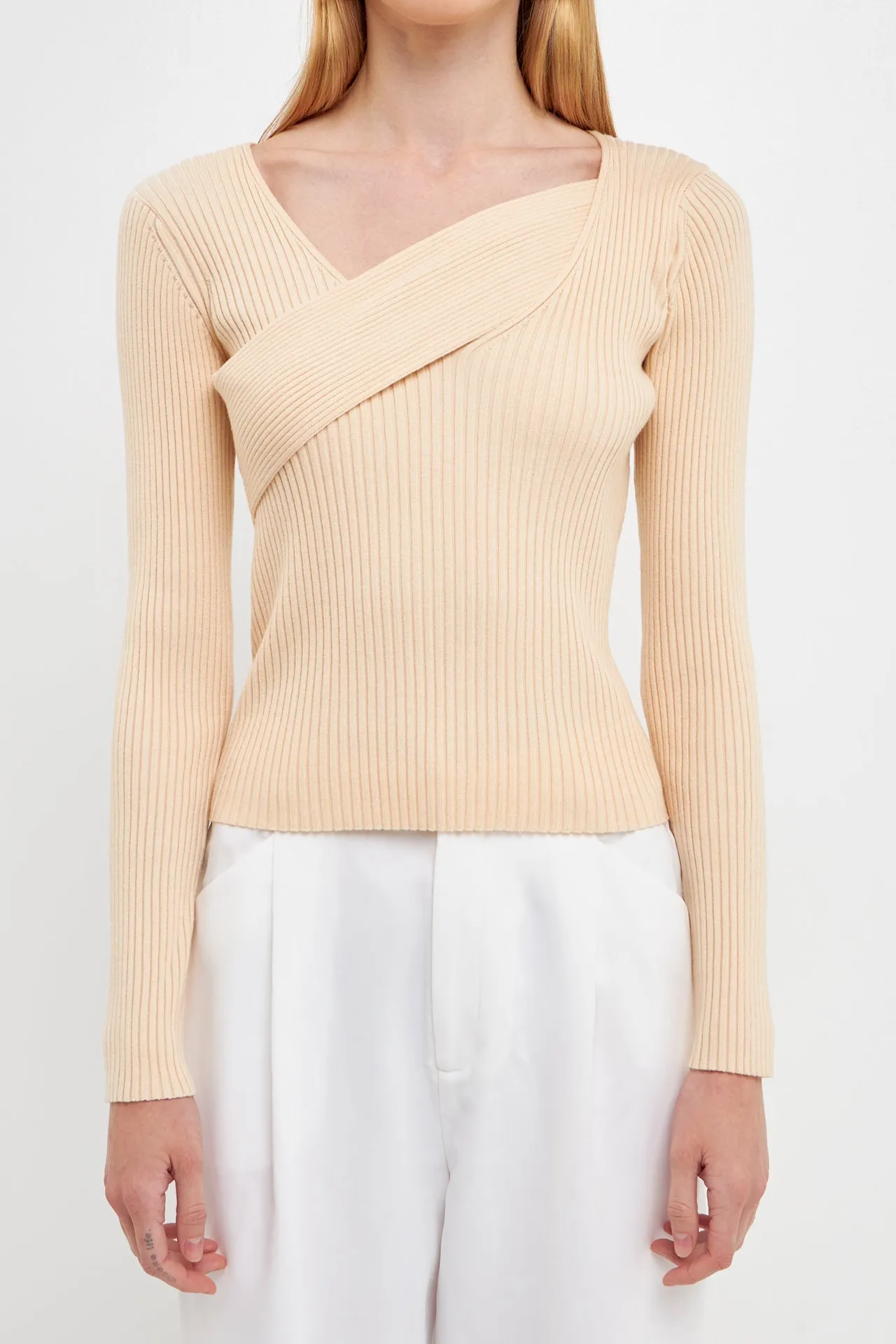 Endless Rose - Knit Wrap Sweater