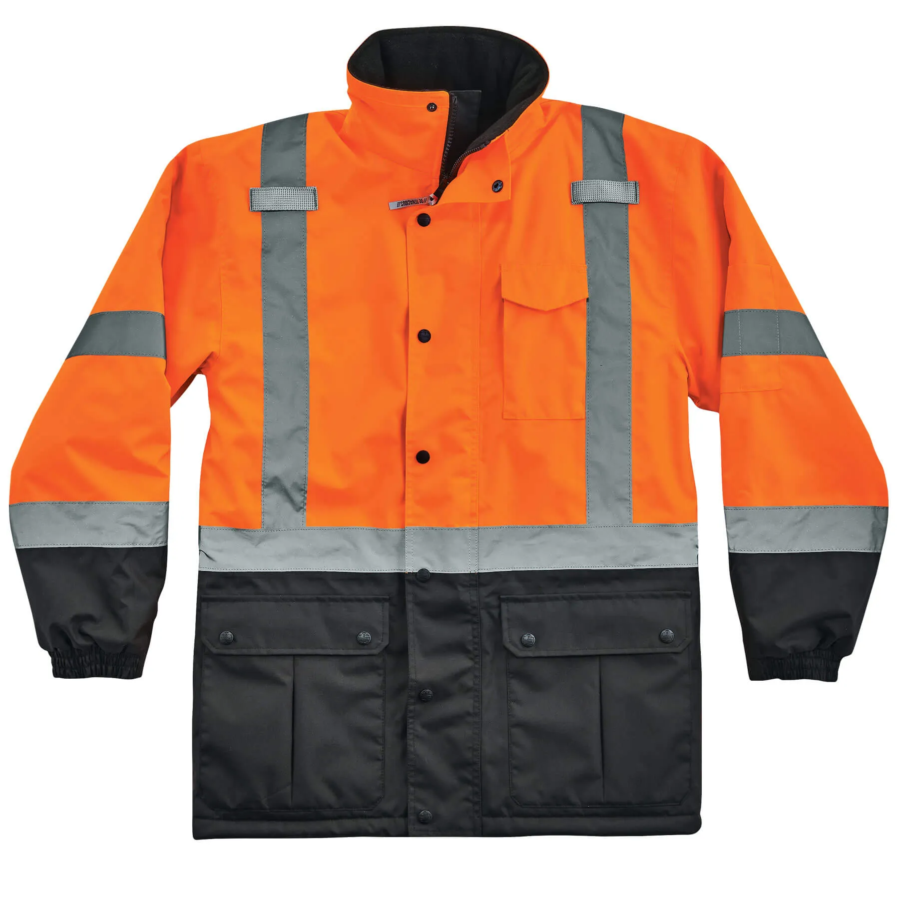 Ergodyne 25578 GloWear 8384 Type R Class 3 Thermal Parka, 4XL, HV Orange