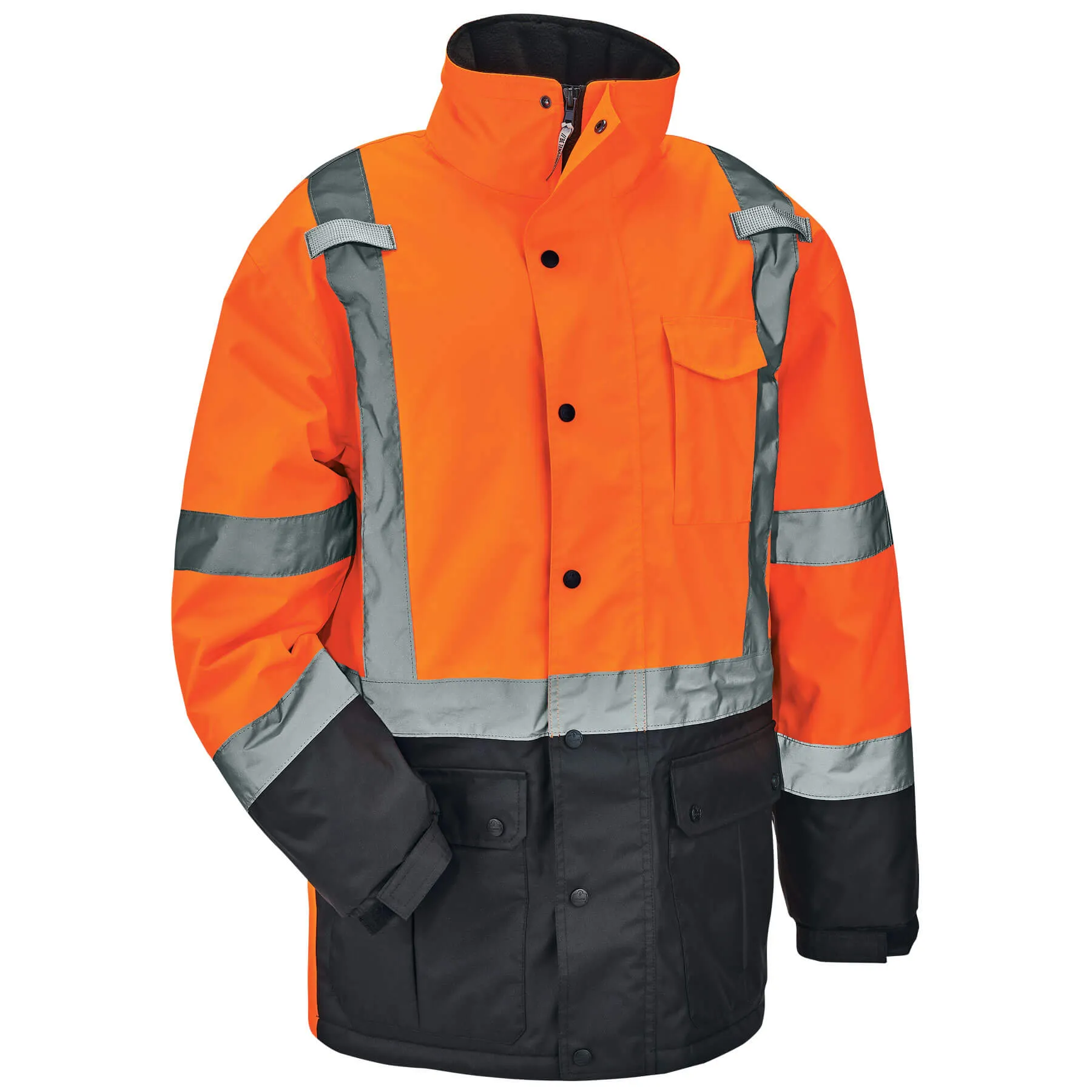 Ergodyne 25578 GloWear 8384 Type R Class 3 Thermal Parka, 4XL, HV Orange