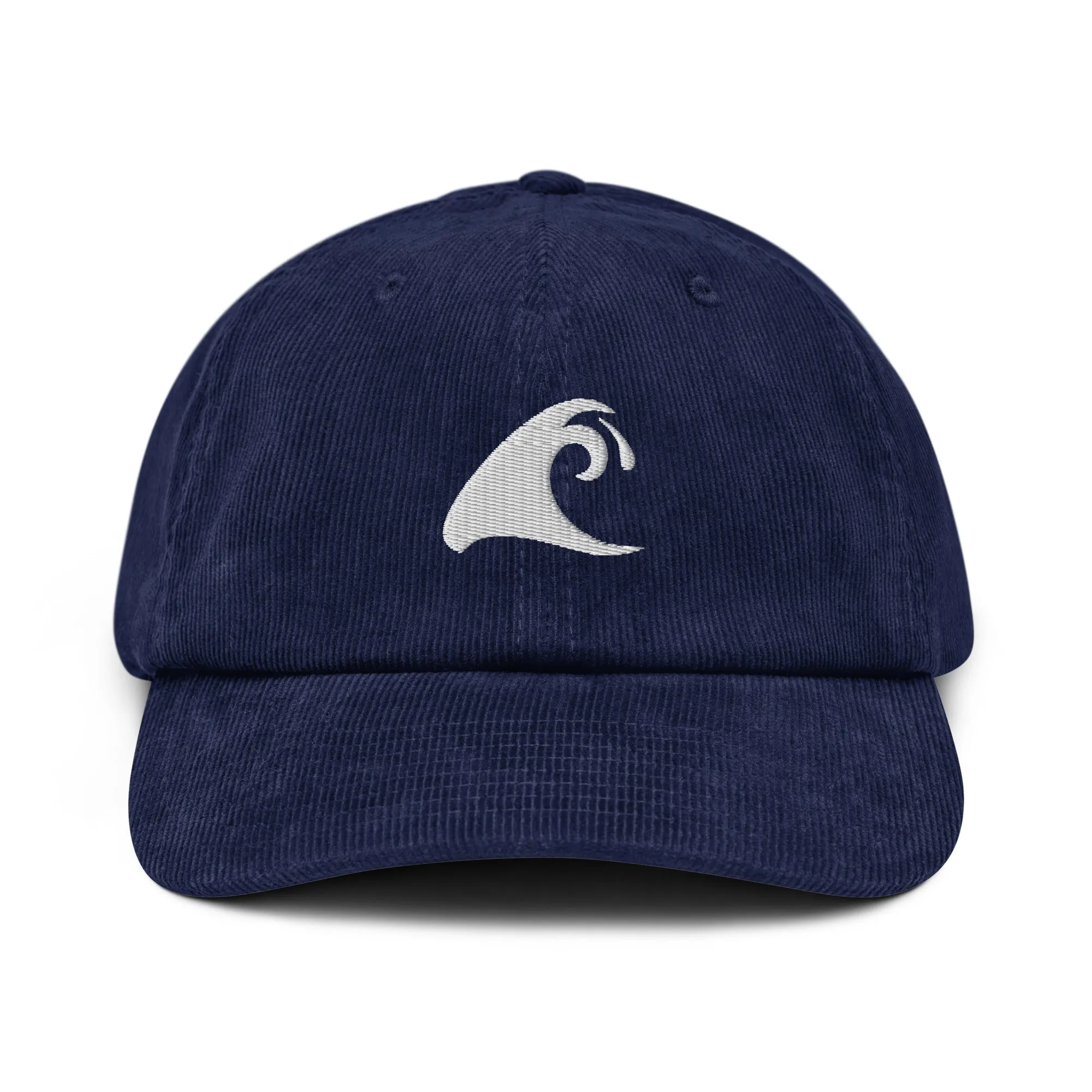 Extremely Stoked®️ Epic Wave Logo on Navy Blue Corduroy Hat