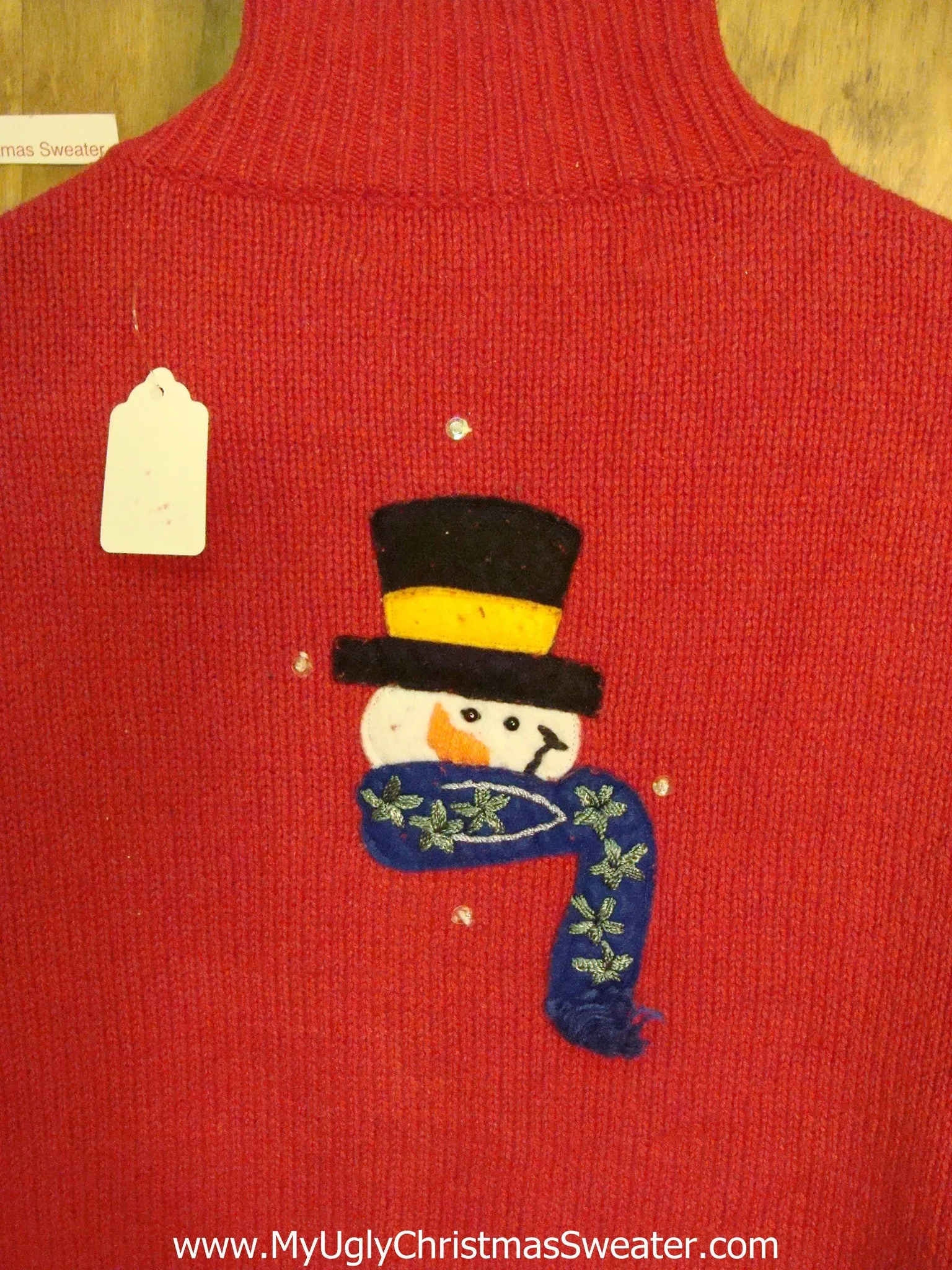 Foursome of Snowmen Cheap Ugly Christmas Sweater