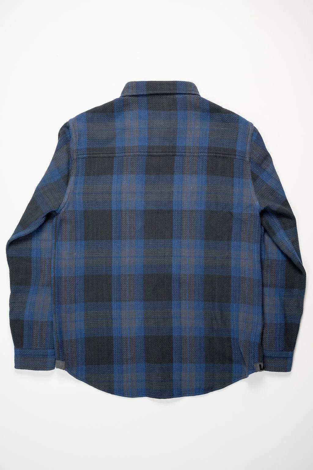 Indi   Ash Ames Workshirt - Indigo/Iron Handwoven Plaid