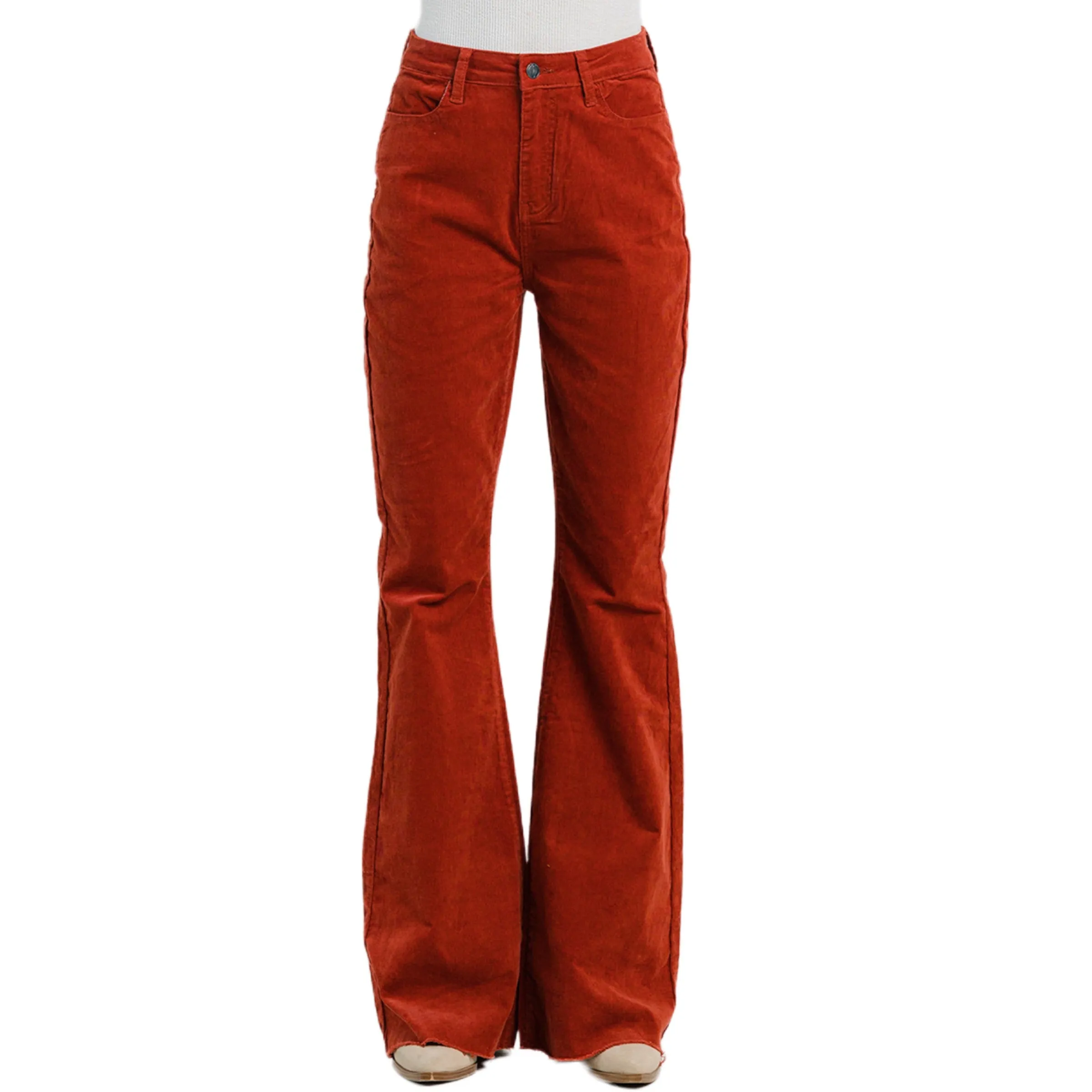 Jelly Jeans Red Rust Corduroy Flare  Size 1, 3, 5, 7, 9, 11, 13