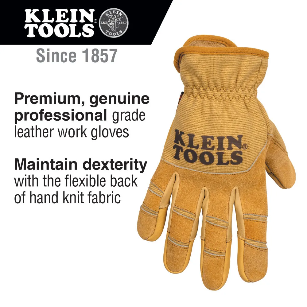 Klein 60609 Leather All Purpose Gloves, X-Large