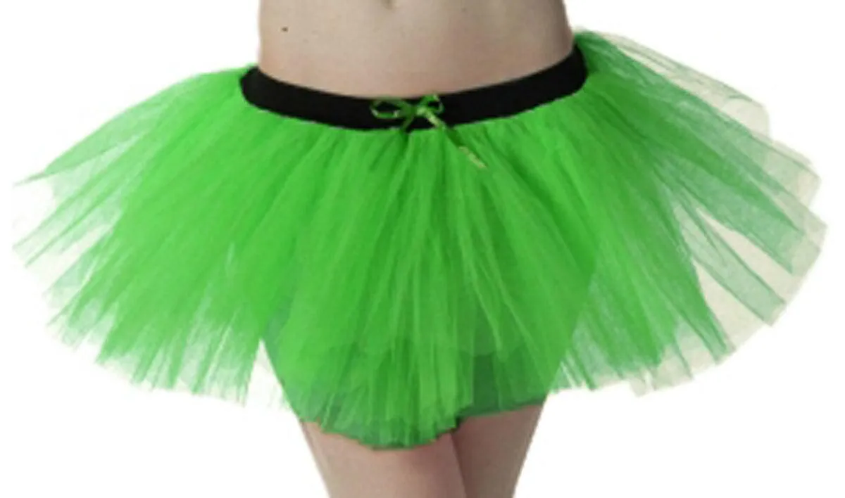 Ladies Girls Neon tutu skirts 1980’s party dancewear hen night fancy dress Plus