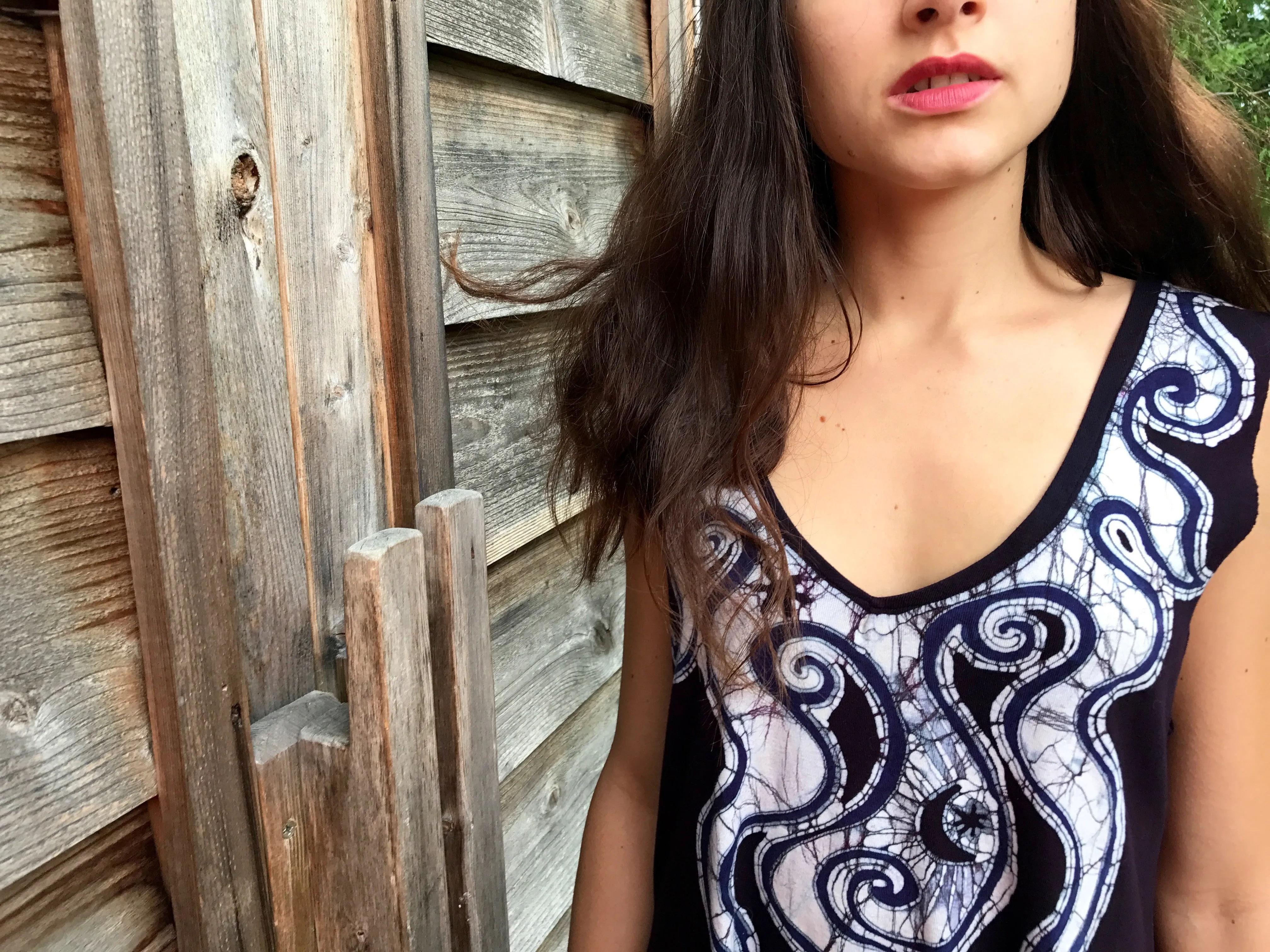 Lava Rock Batikwalla Dress in Organic Cotton