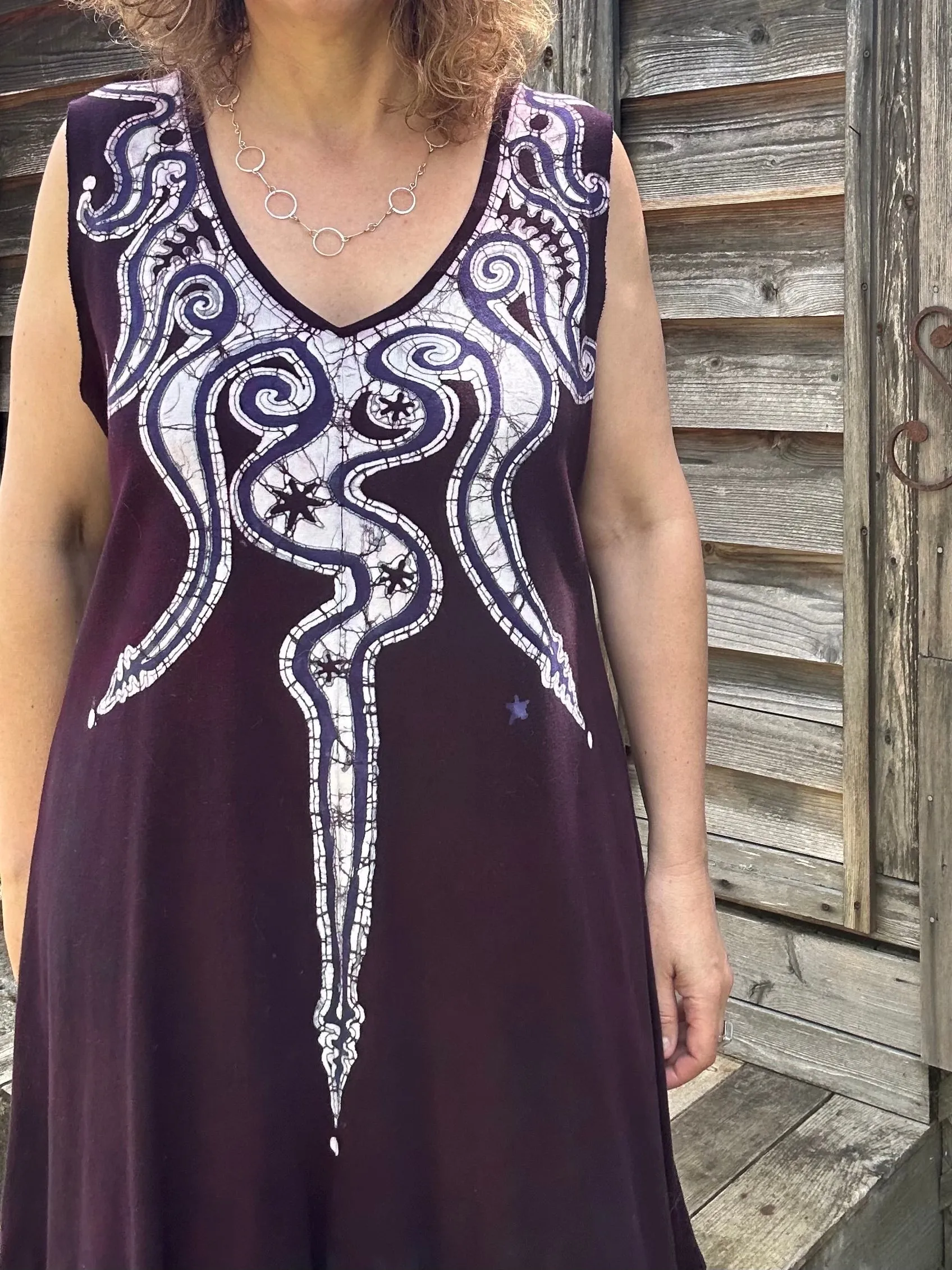 Lava Rock Batikwalla Dress in Organic Cotton