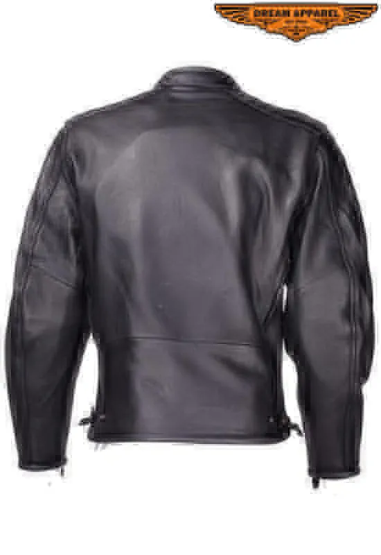 Mens Racer Motorcycle Jacket