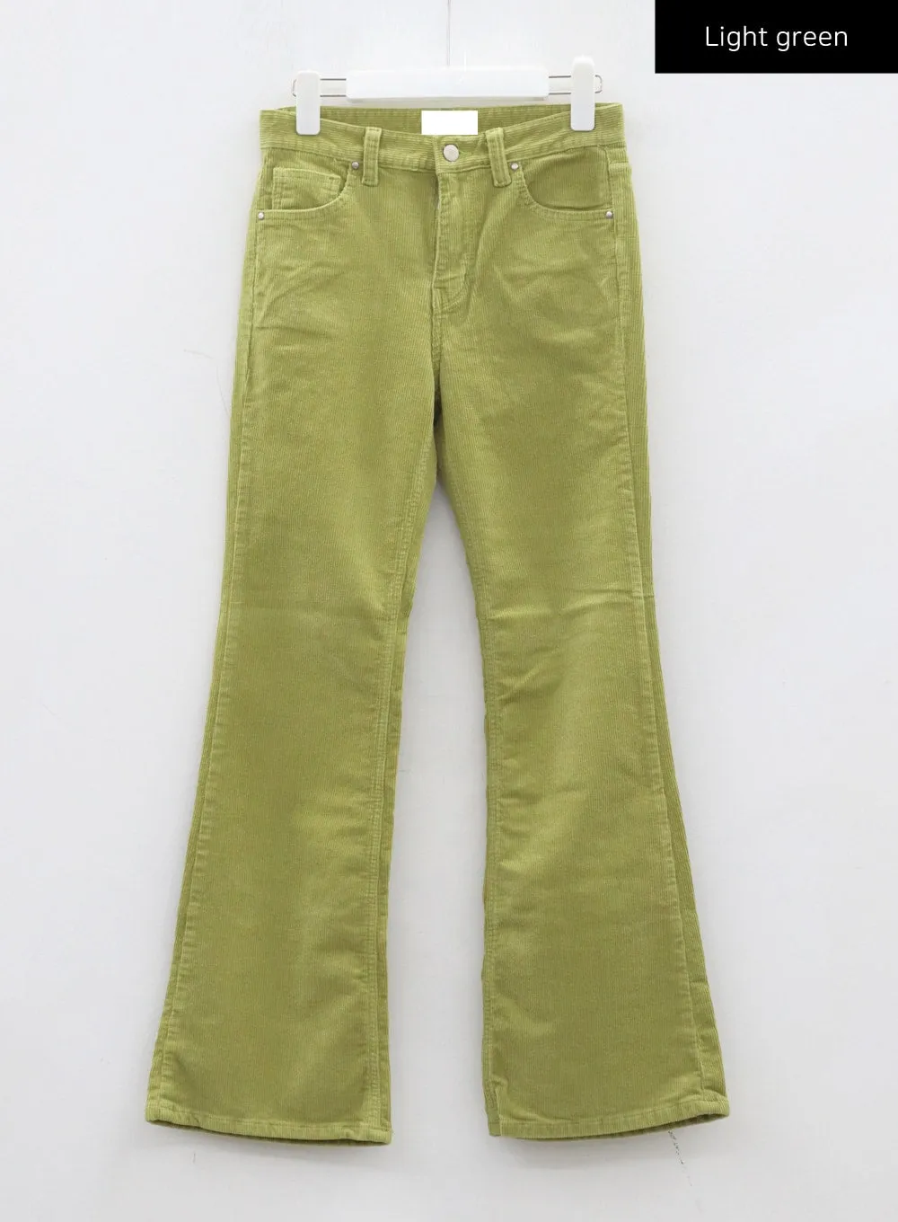 Mid-Rise Corduroy Bootcut Pants CJ306