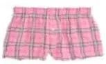 OWN BRAND FLANNEL SHORTS GIRLS