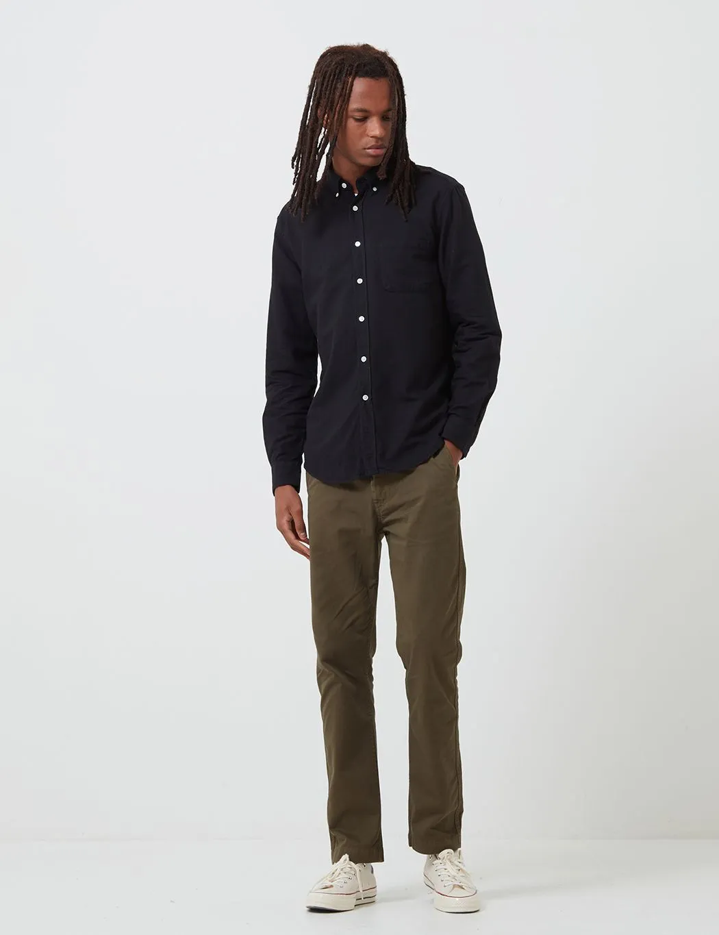 Portuguese Flannel Belavista Shirt - Black