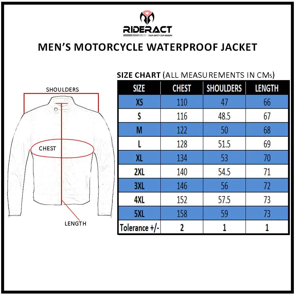 RIDERACT® Waterproof Textile Motorbike Jacket Evolve