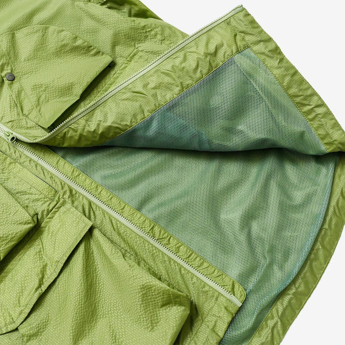 Ripstop Nylon Mountain Parka - Green