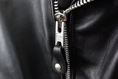 Schott NYC. 613 "1 Star" Black Leather Jacket