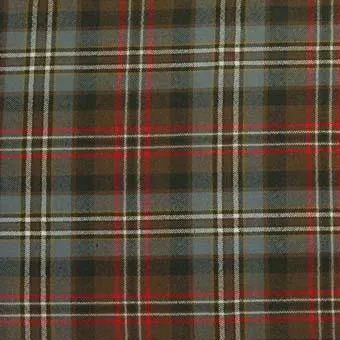 Scott Green Weathered Light Weight Tartan Scarf