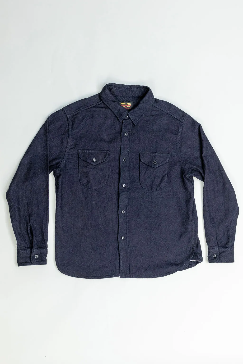 UES 501655 Heavy Flannel Shirt - Indigo