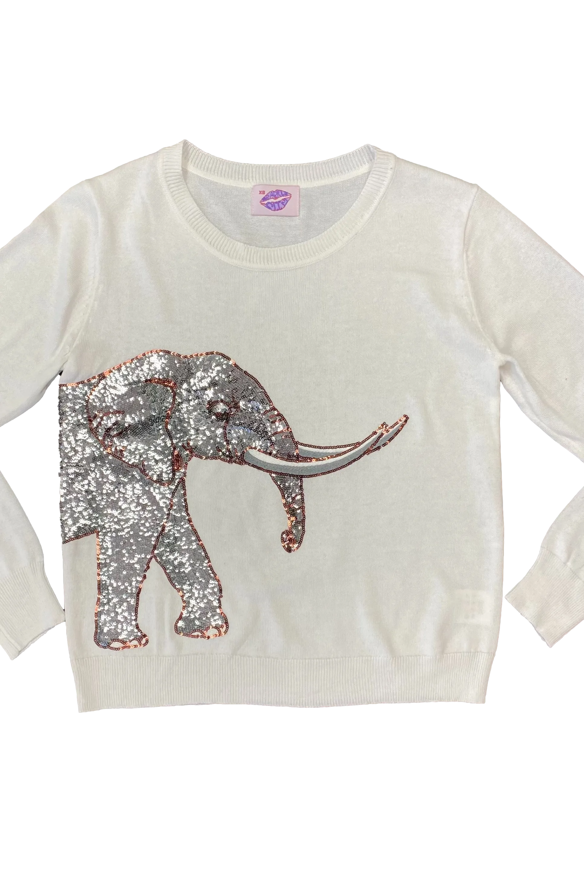 Wrap-Around Elephant Sweater