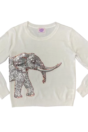 Wrap-Around Elephant Sweater